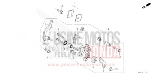 MACHOIRE DE FREIN DE PARKING CMX1100DM de 2021